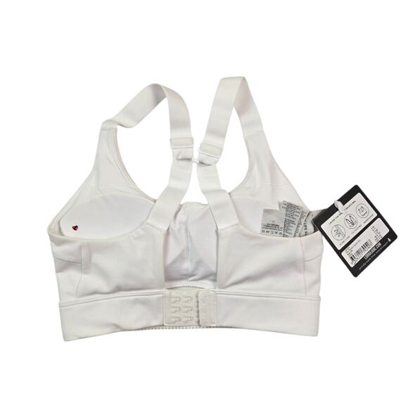 Lorna Jane The Perfect Sports Bra SZ XS White Adjustable Maximum Support LB0355 - Picture 2 of 5